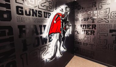Krista Gerlich walking on the court during the Big 12 Tournament. Texas Tech vs Kansas State Women's Basketball in the second round of the Big 12 Tournament on March 5th, 2026 at T-Mobile Center in Kansas City, MO. Photo by Rane Paulson/Texas Tech Athletics