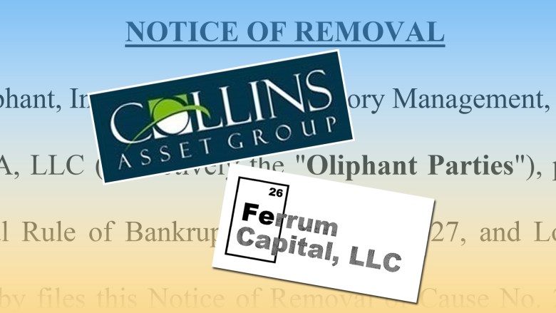 Attorneys trying to recover money in Ferrum cases concerned about legal processes moving to Delaware