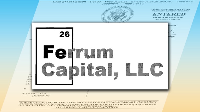 Cox deal to keep his house approved but some of his bankruptcy protections lost