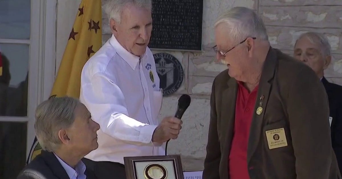 Gov. Abbott celebrates 107th birthday of American Legion Post in Austin