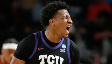 Xavier Edmonds' layup with 4.3 seconds left lifts TCU to 66-64 March Madness win over Ohio State