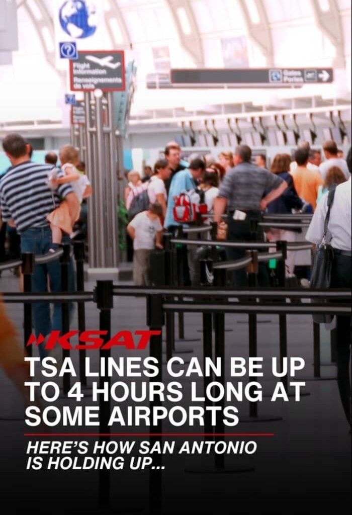 SA airport reports short TSA wait