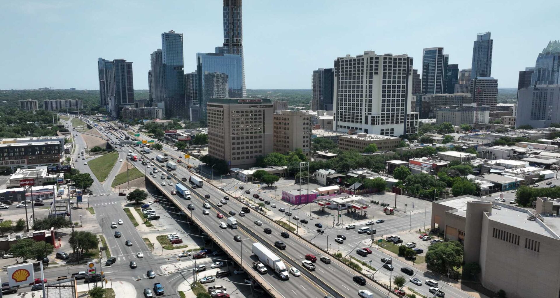 I-35, US 290 maps and detours