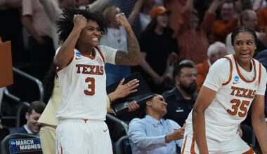 Do-everything guard Rori Harmon leads No. 1 seed Texas into final home game vs. No. 8 seed Oregon