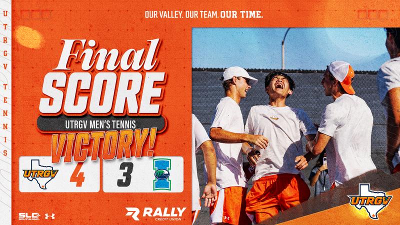 Men’s Tennis Defeats Reigning SLC Champions to Clinch South Texas Showdown