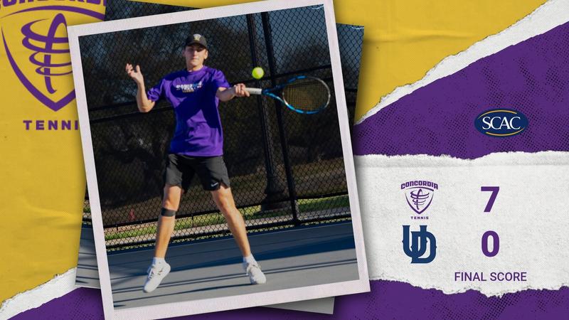Men's Tennis Shuts Out the University of Dallas