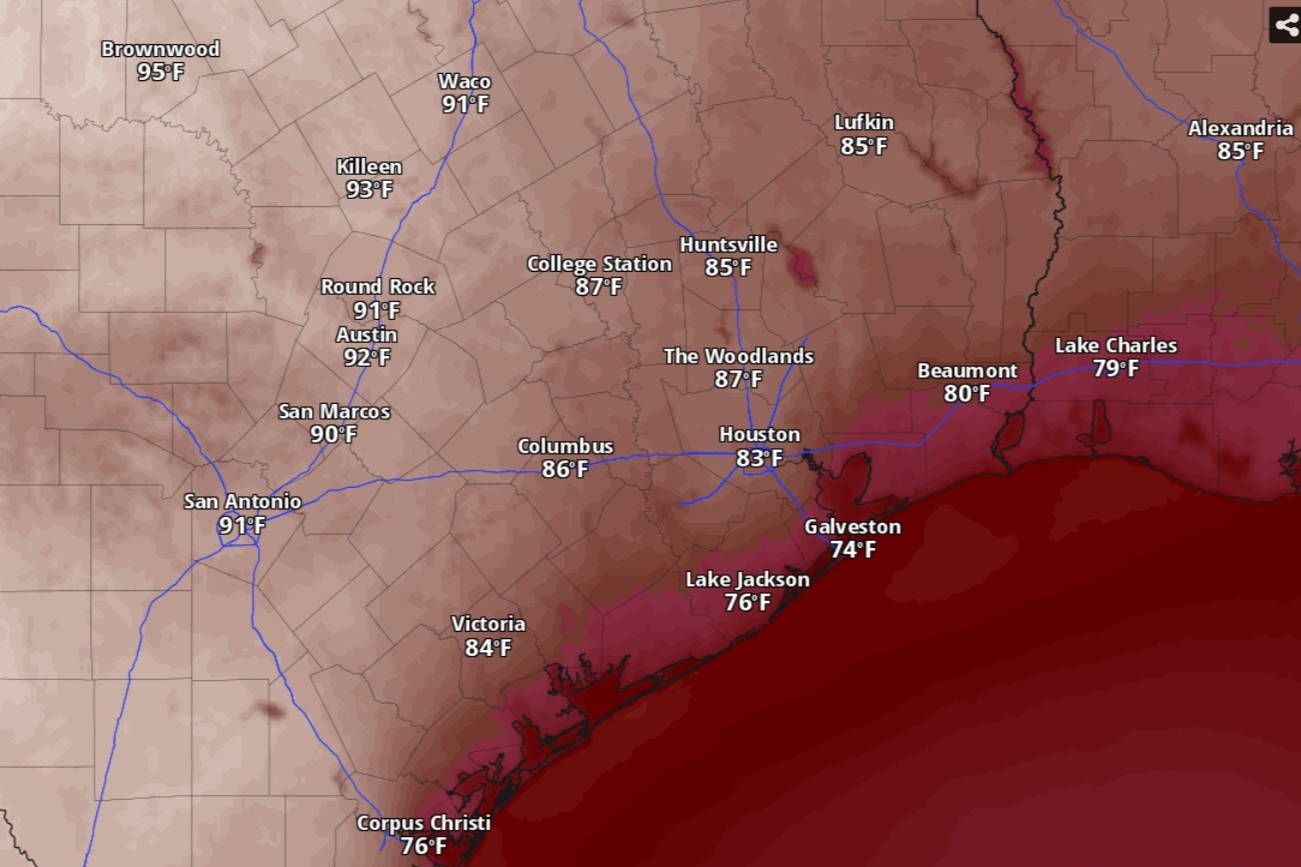 Is Sunday's summer-like heat in Austin likely to last into April?