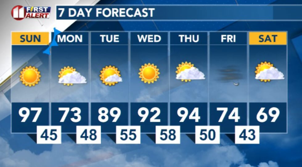 7 day forecast