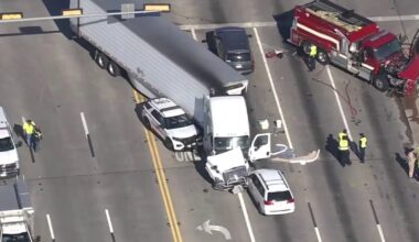 Harris County deputy, firefighter injured in crash with 18-wheeler on Aldine Bender