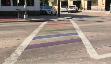 Decorative pavement markings stripped from Dallas streets after state denial