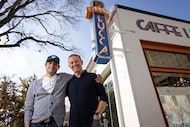 Former Dallas Cowboy’s coach Jason Garrett, right, and restauranteur Julian Barsotti pose...