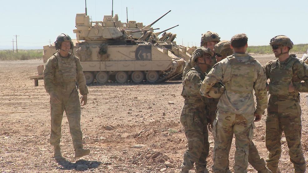 Fort Bliss tank units conduct live-fire training exercise Friday. March 20, 2026. Credit: KFOX14/CBS4
