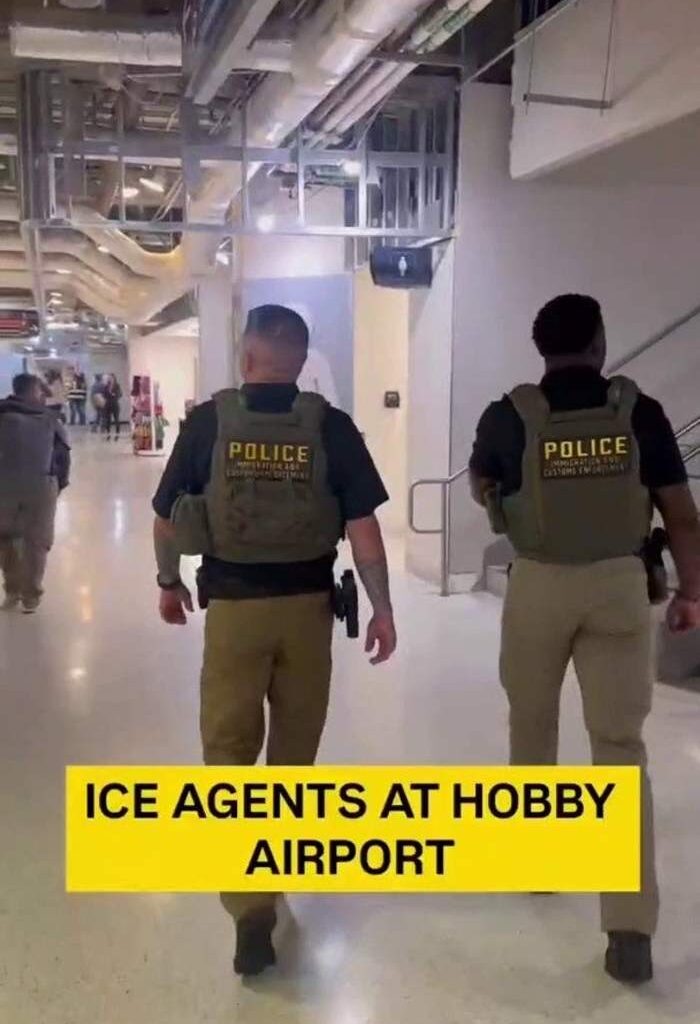 ICE agents assisting at Hobby Airport in Houston