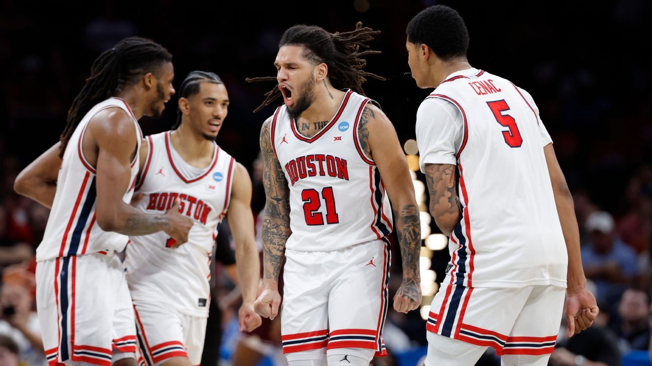 Men's tournament odds: Houston improves as Florida falls, Arizona back on top