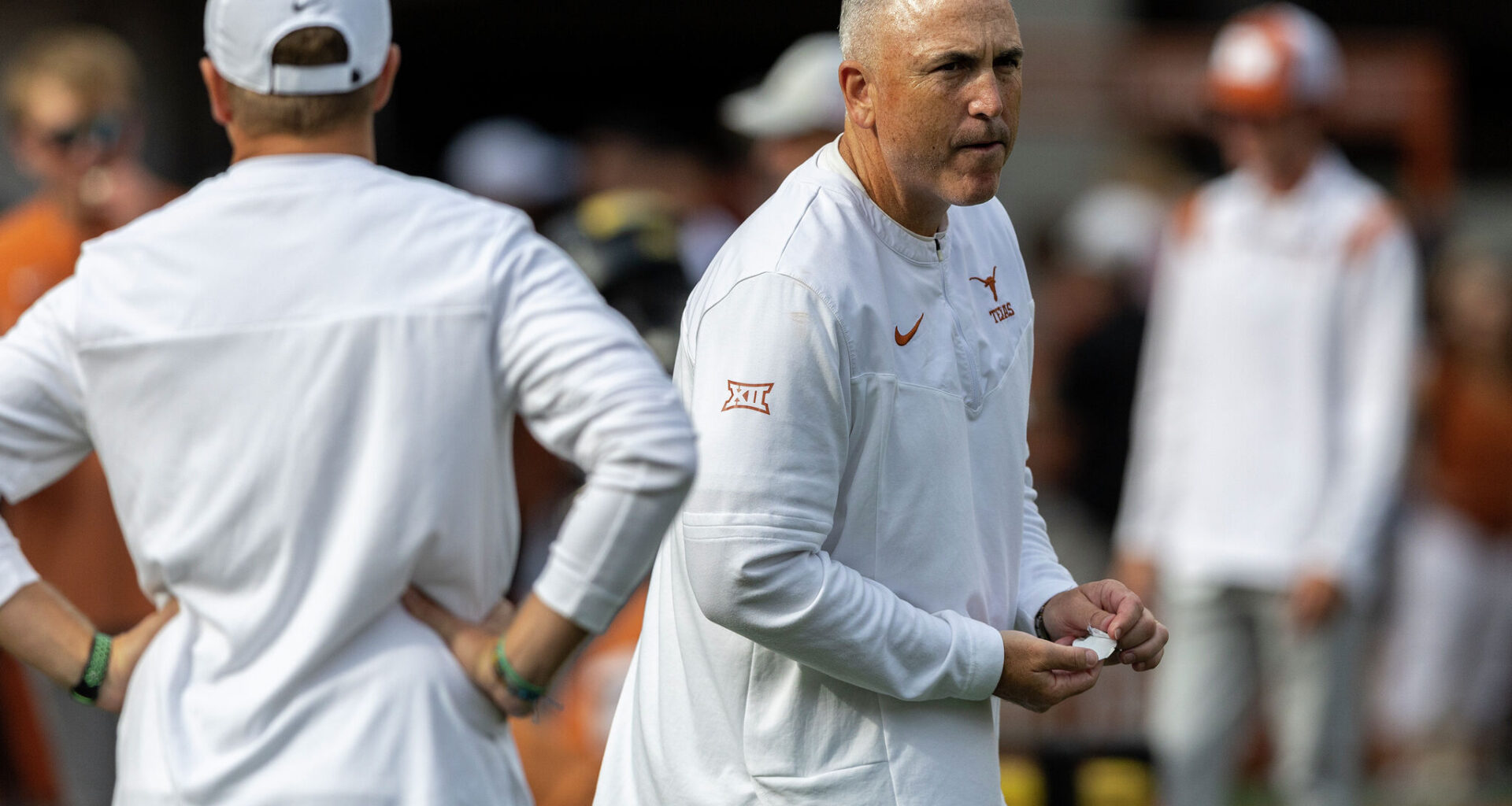 Texas football coach Steve Sarkisian talks Laurence Seymore, injuries