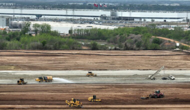 Tesla chip design plant construction in Austin| Photos
