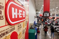 People walk around the newly opened H-E-B in Forney, on Tuesday, Feb. 3, 2026. 