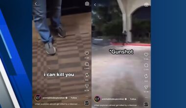 Video shows armed guard firing at urban explorers during confrontation at vacant Houston hotel