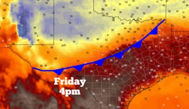 Next cold front will hit Texas on Friday. Here’s what to expect.