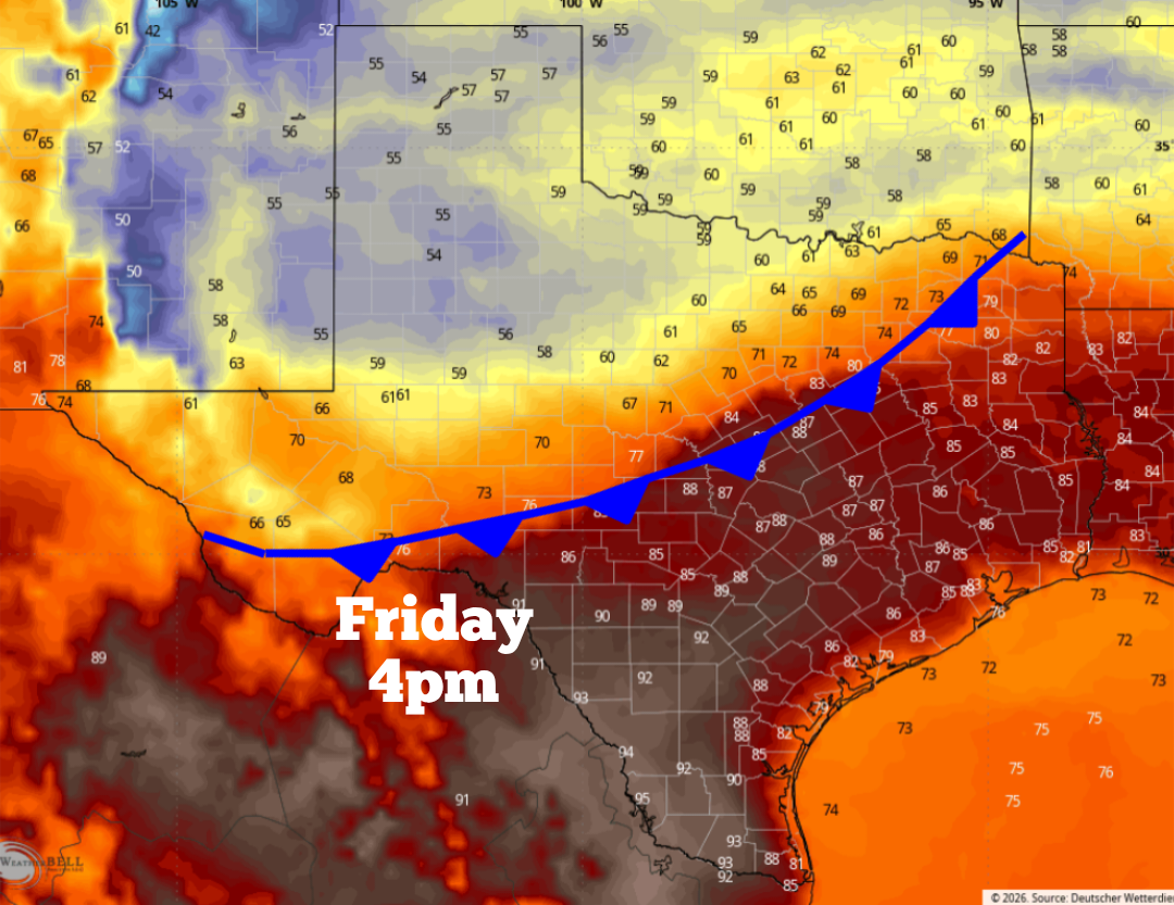 Next cold front will hit Texas on Friday. Here’s what to expect.