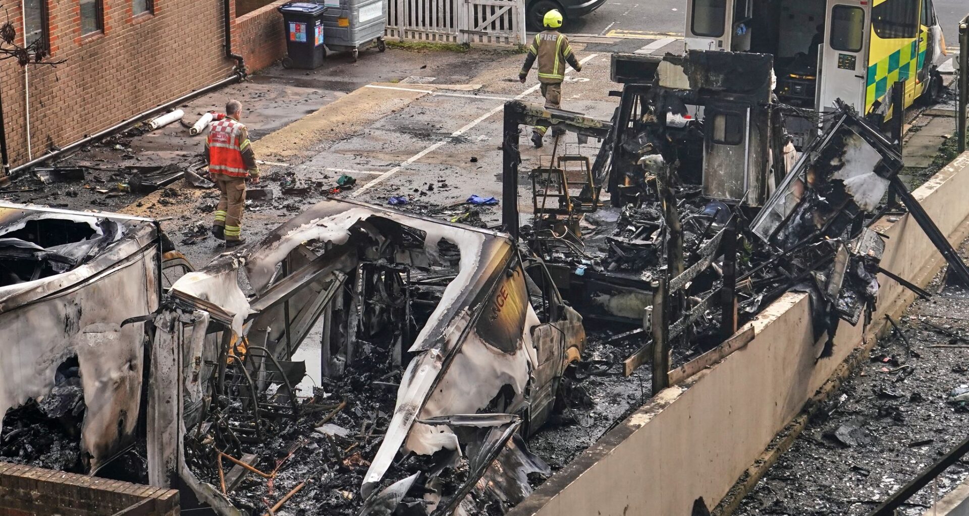 UK police arrest 2 men over arson attack on ambulances belonging to a Jewish charity