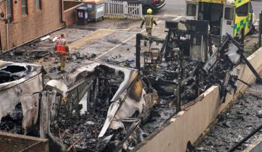 UK police arrest 2 men over arson attack on ambulances belonging to a Jewish charity