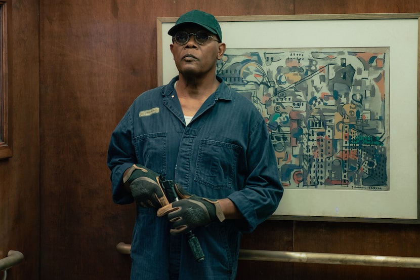 Samuel L. Jackson as Lee in a scene from "Tulsa King," streaming on Paramount+. Jackson will...