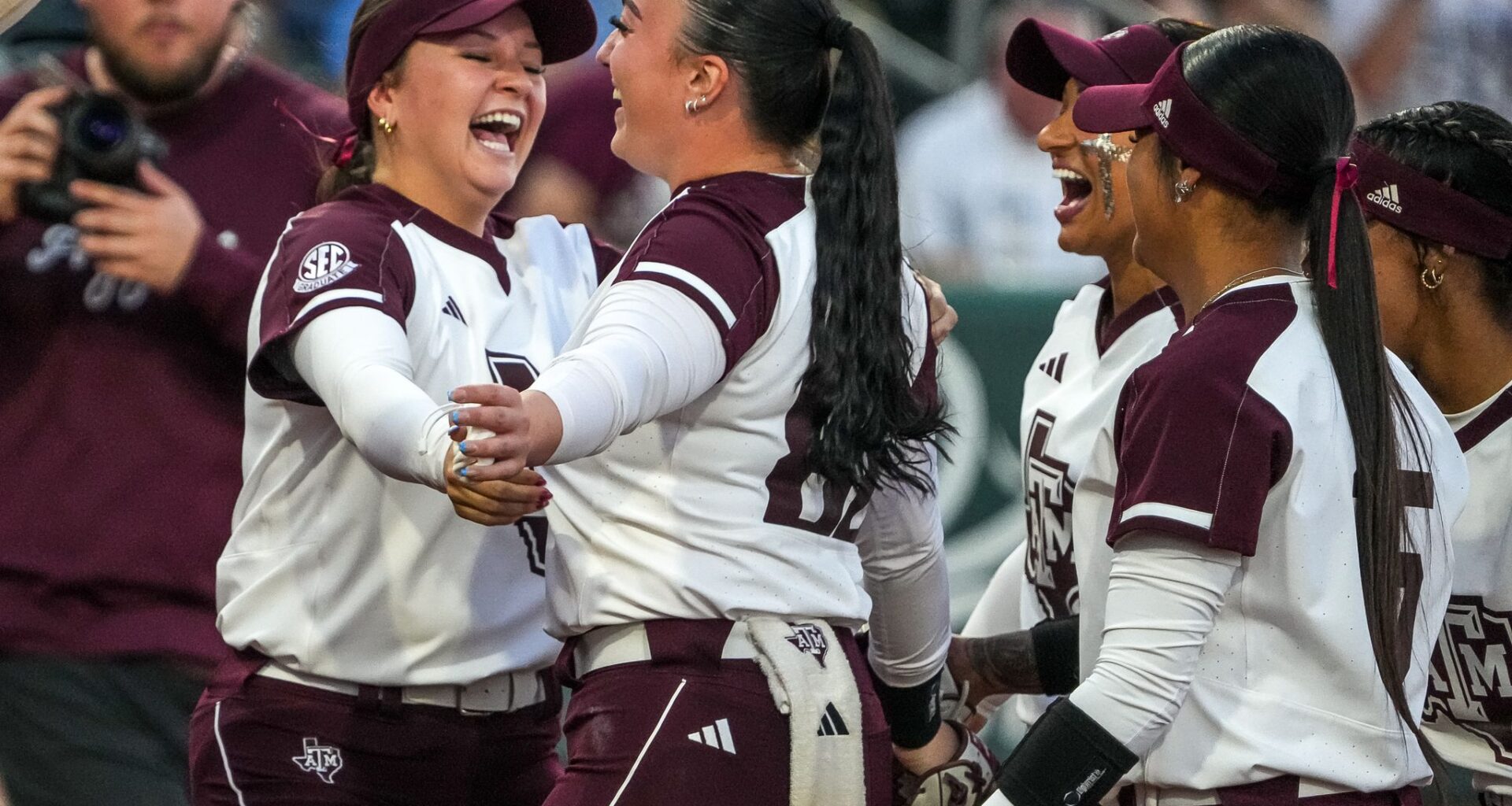 Aggies show off pitching depth before playing Texa