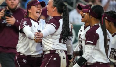 Aggies show off pitching depth before playing Texa