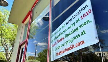 A sign is now on the front window of The Station Cafe notifying would-be customers of its sudden move. 