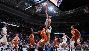 Kaufman-Renn tips in game-winner to send No. 2 seed Purdue past 11th-seeded Texas 79-77 in Sweet 16