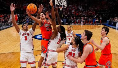 Illinois stuns Houston 65-55 in Sweet 16, faces Iowa in South Region Final
