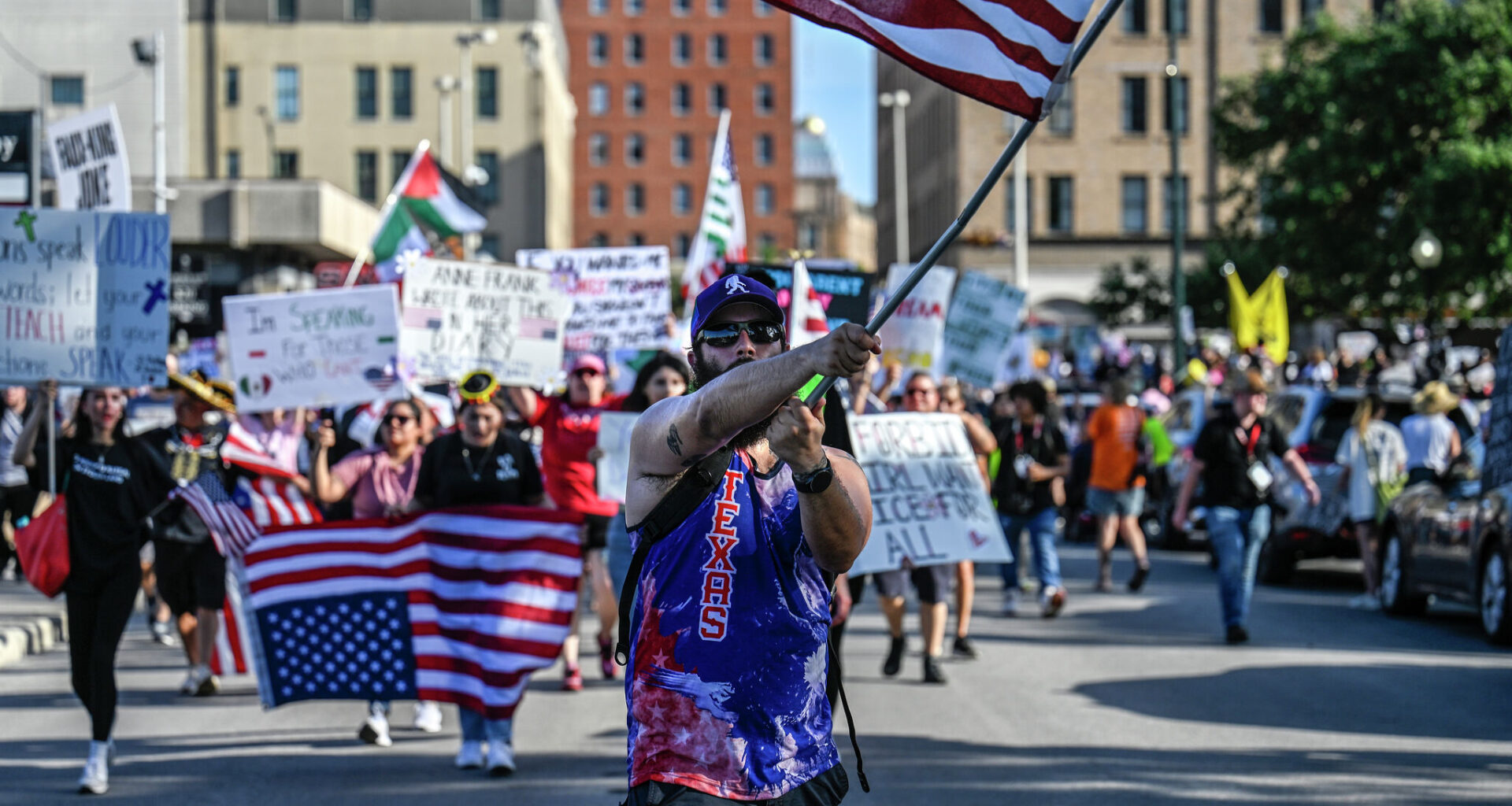 San Antonio No Kings protest Saturday among dozens in Texas