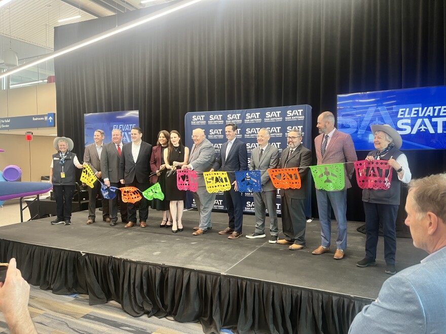 Ribbon cutting ceremony at Terminal A