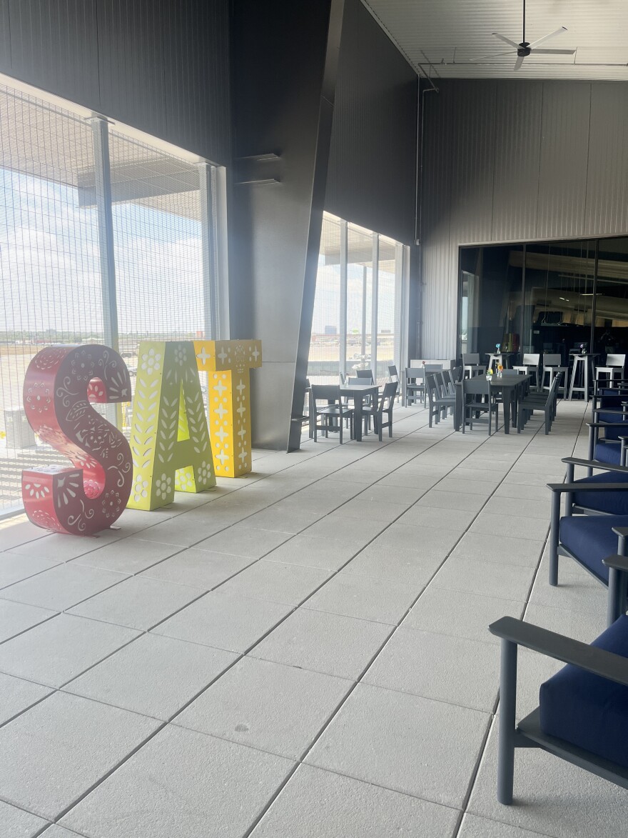 Outdoor Terrace at the new Terminal A