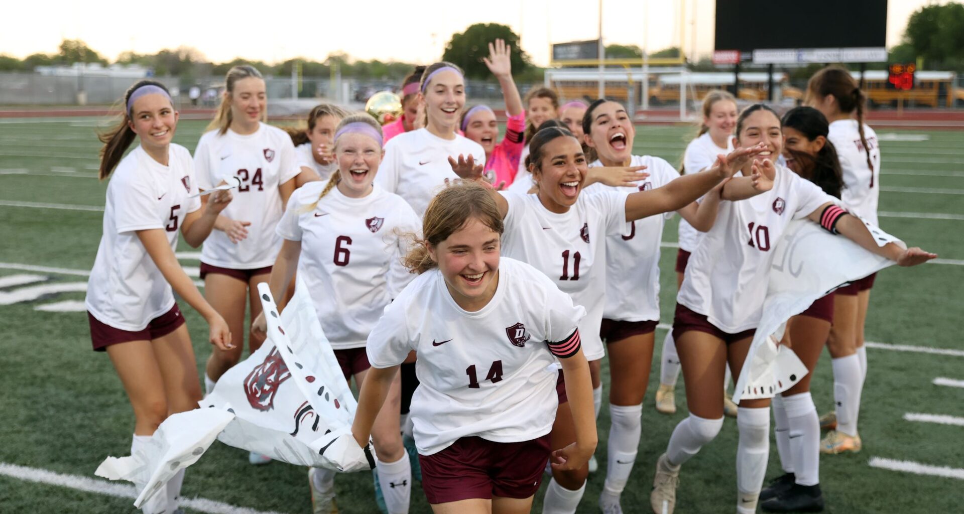 Emily Wash's hat trick leads Davenport's girls soccer playoff victory
