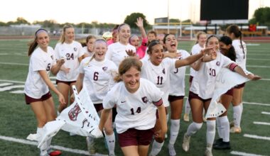 Emily Wash's hat trick leads Davenport's girls soccer playoff victory