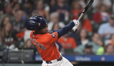 Houston Astros start Brice Matthews in center in test of versatility