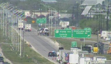 Loop 410 traffic backed up on Southeast Side after collision