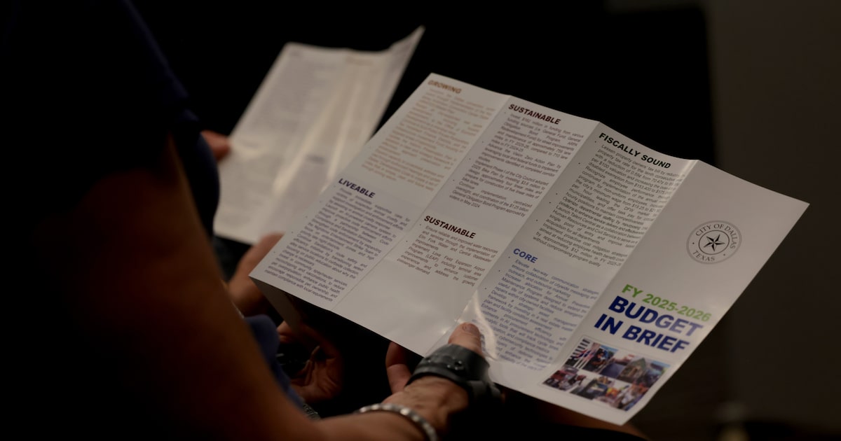 Here’s what came up in Dallas’ budget town halls