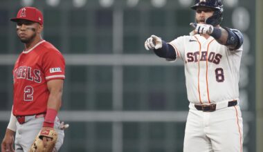 Houston Astros' bats erupt, outslug LA Angels to pick up first win