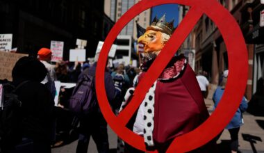 'No Kings' protests held to rally against Trump administration, in photos