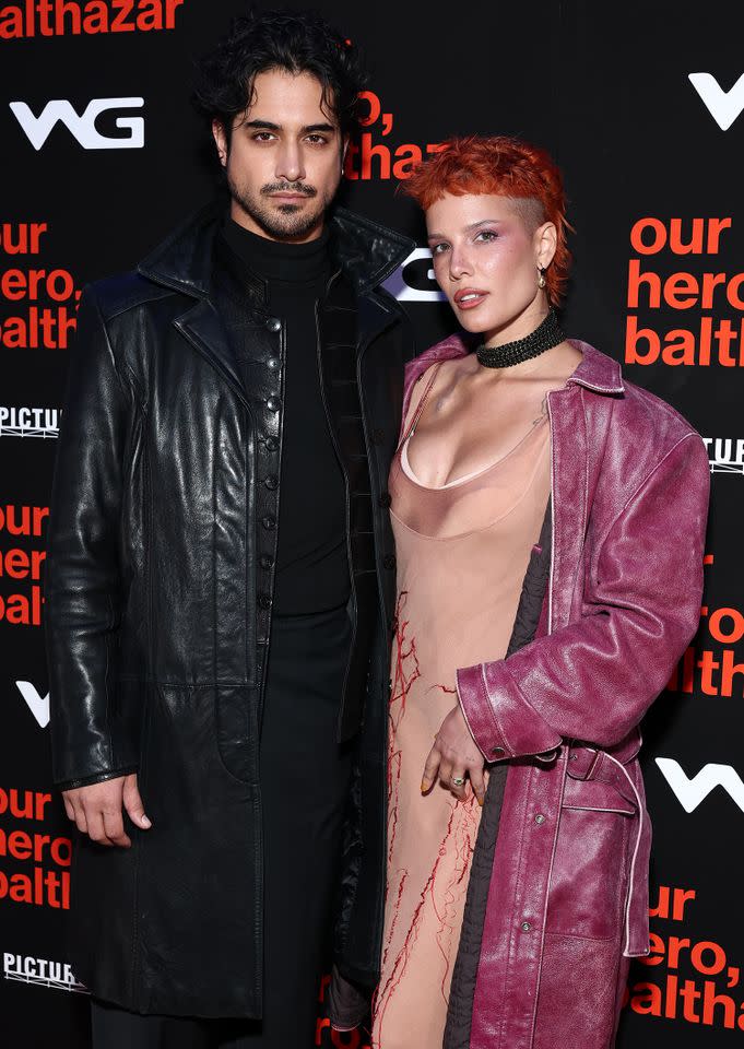 Avan Jogia and HalseyCredit: Cindy Ord/Getty