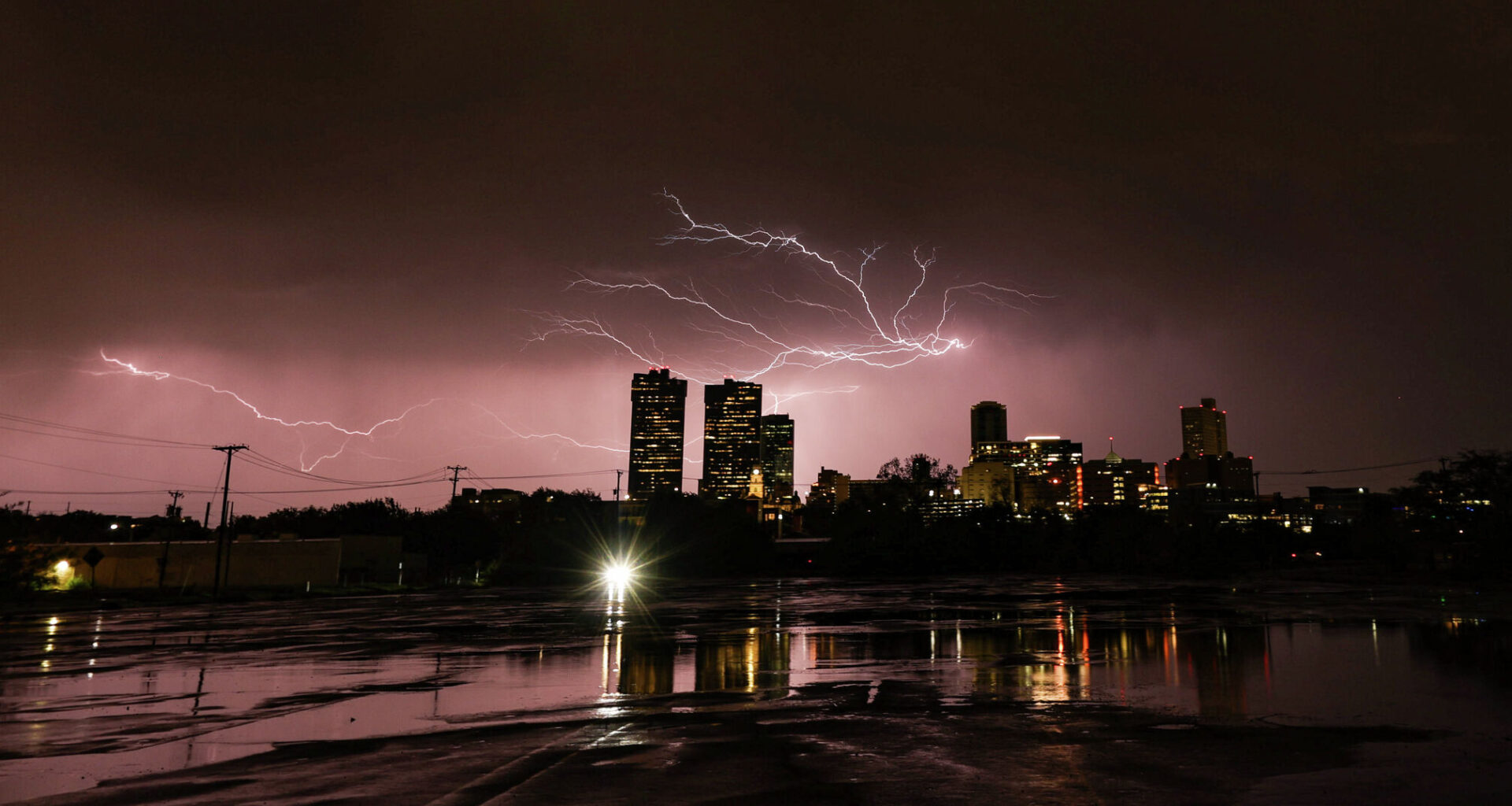 Cold front targeting Texas with possibly developing storms