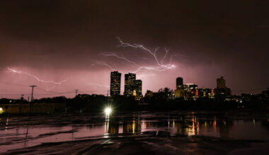 Cold front targeting Texas with possibly developing storms