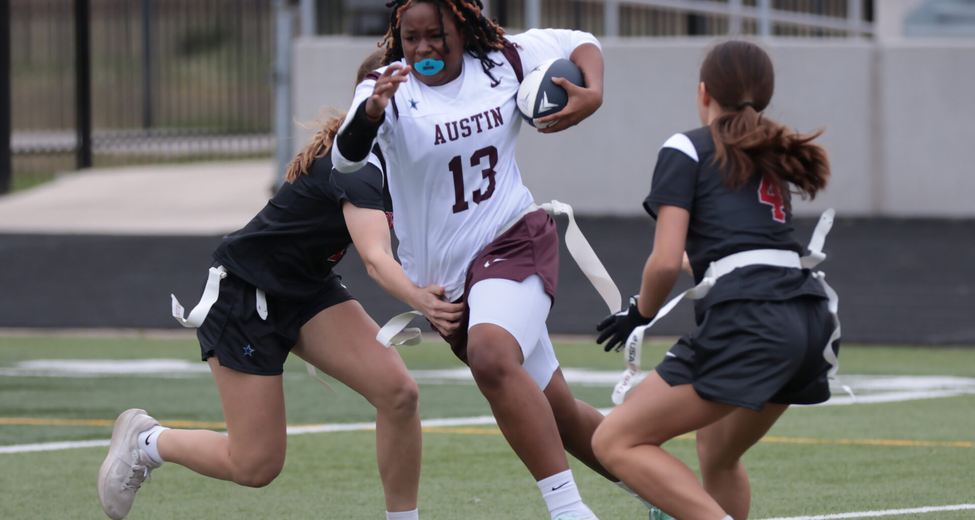 Austin Region girls flag football season kicks off at Burger Stadium 📸