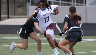 Austin Region girls flag football season kicks off at Burger Stadium 📸