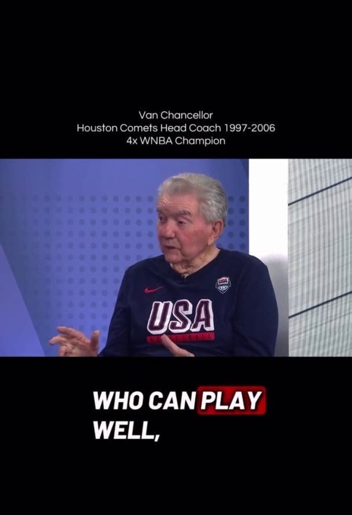 Former Houston Comets Head Coach Van Chancellor shared his excitement for the WNBA back in Houston!