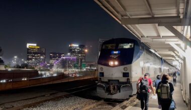 A view of America from the tracks as airports struggle in the shutdown
