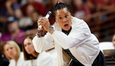 South Carolina's Dawn Staley says money is driving transfer portal recruiting talks more than ever